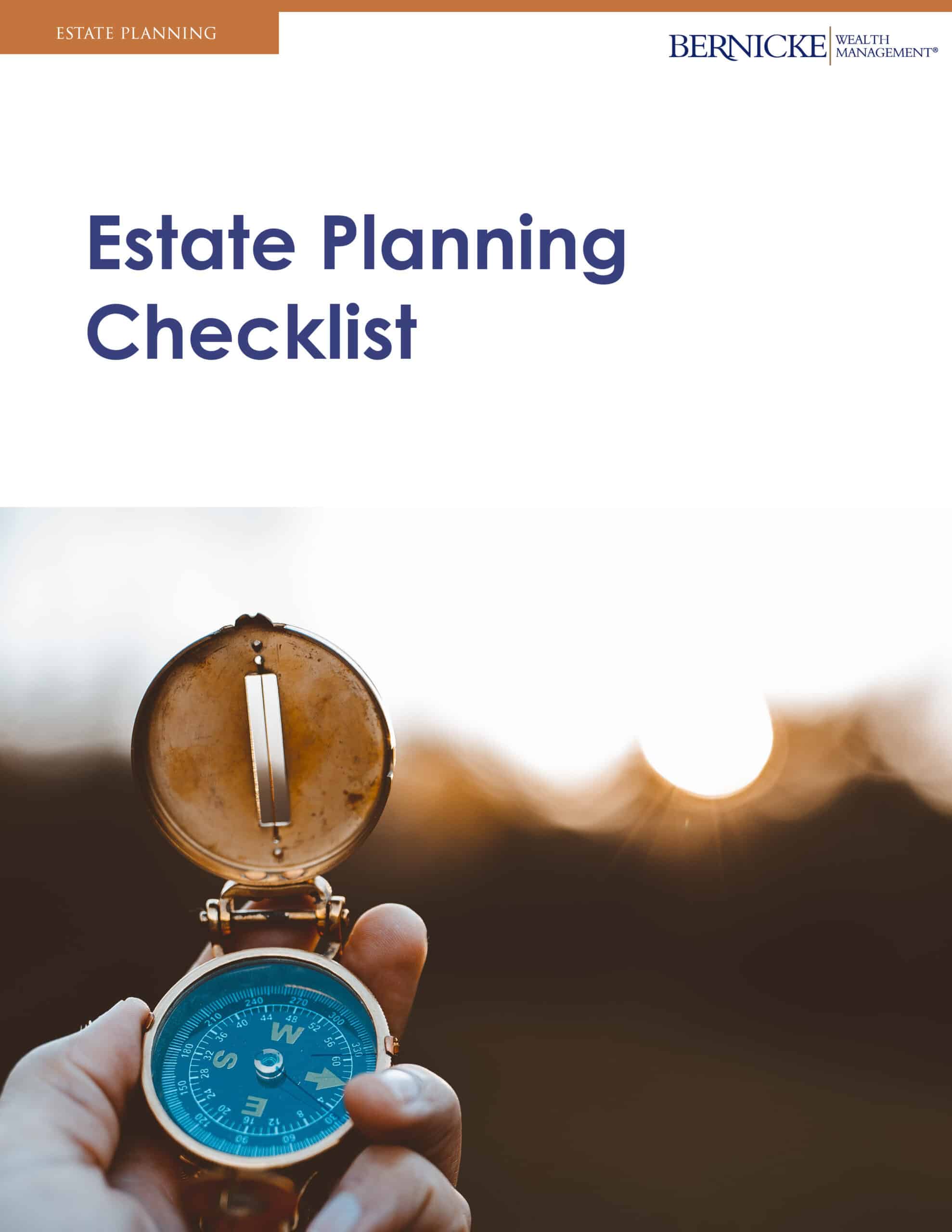 Estate Planning Checklist Cover