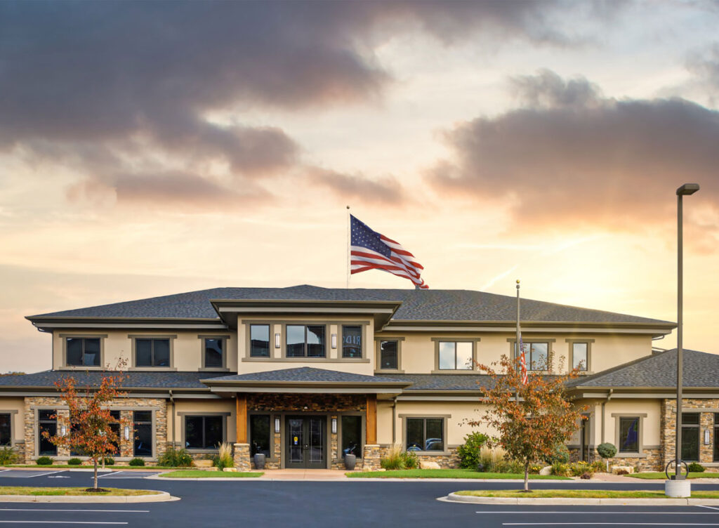 bernicke wealth management office building in eau claire, wi